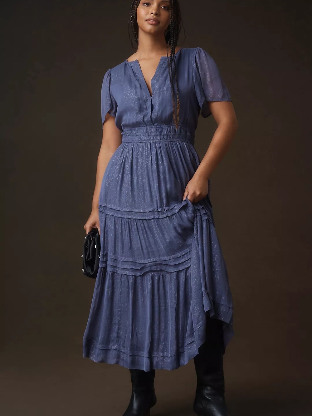 The Somerset Maxi Dress: Lurex Edition